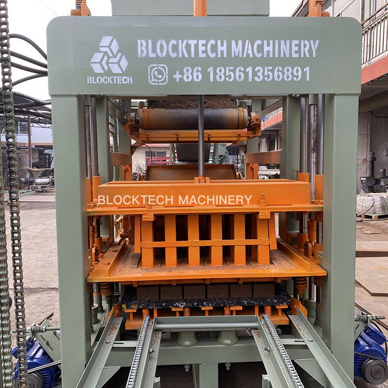 QT4-15 high quality block making machine high efficiency automatic concrete brick making machine production line