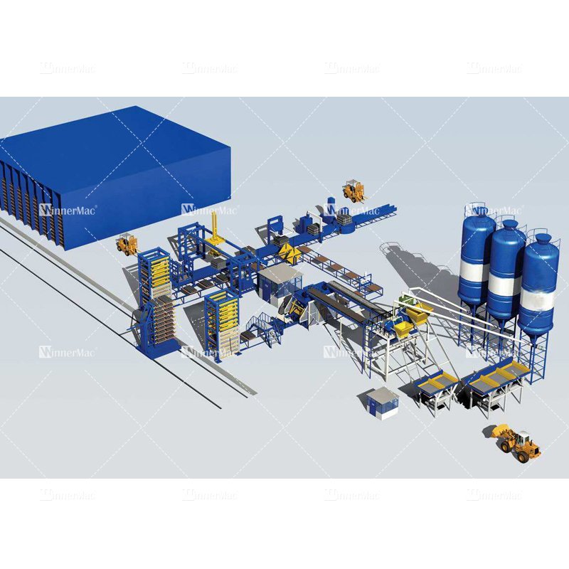 hydraulic cement brick making machine
