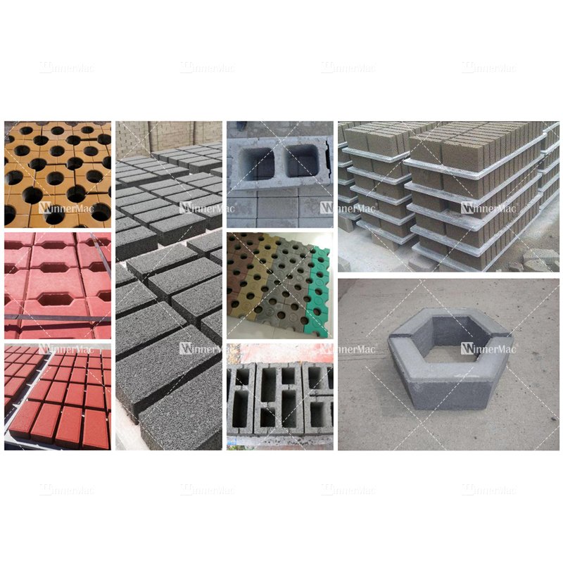 hydraulic cement brick making machine