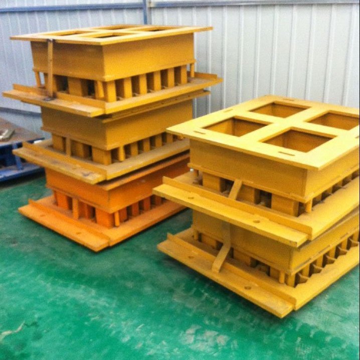 QTJ4-40 block making machine brick mould custom logo brick making machinery with mould
