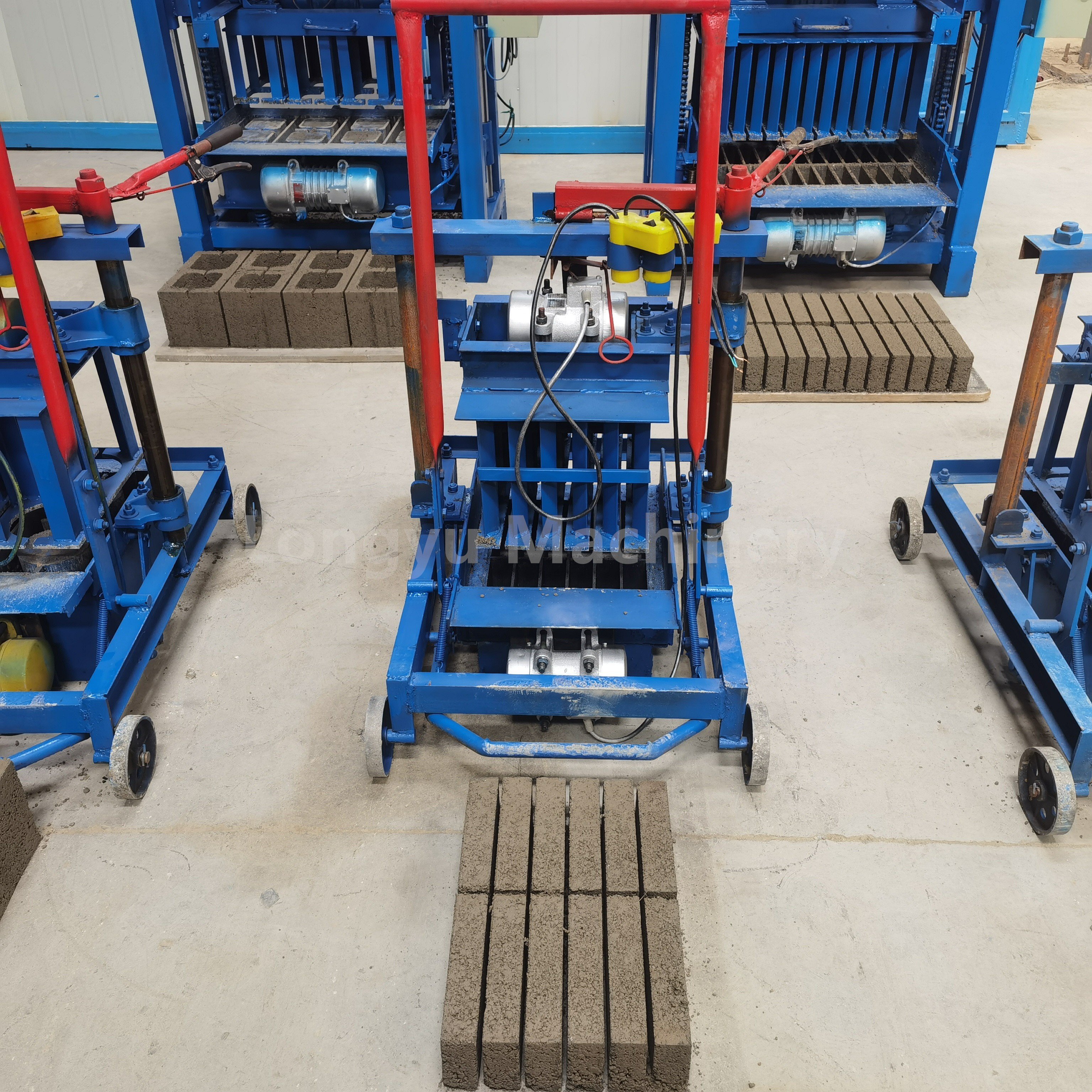 Egg Laying 2-45 Small Manual Concrete Cement Block Brick Making Machine For Sale In Uganda