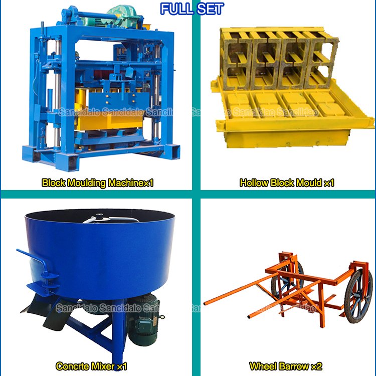 Hand operated brick making machine in philippines /QTJ4-40 small manual low price concrete block making machine