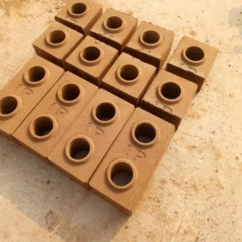 LONTA QMR2-40 Small mini manual hollow paving mould soil earth mud clay brick block making machine Kenya Zambia Benin