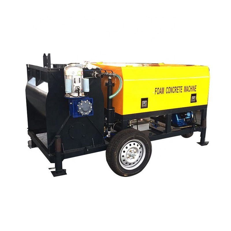 LF10B CLC cement foam concrete block making machine with pump