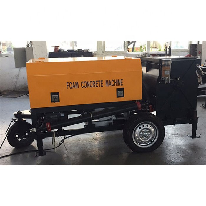 LF10B CLC cement foam concrete block making machine with pump