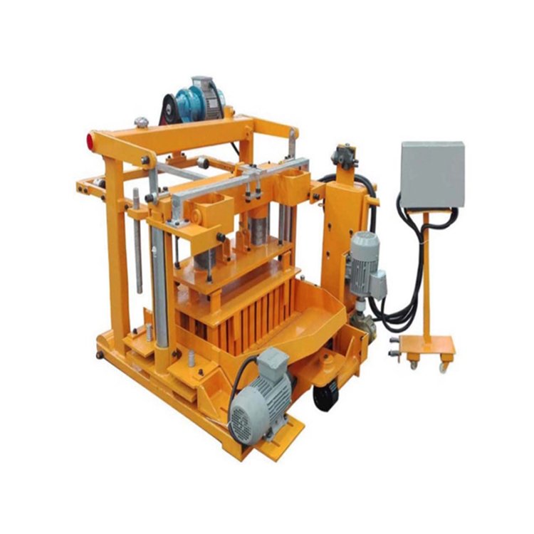 3000 r/m Vibration Frequency Small Mobile Block Machine/ Brick Making Machine for Landscaping, and Construction Works