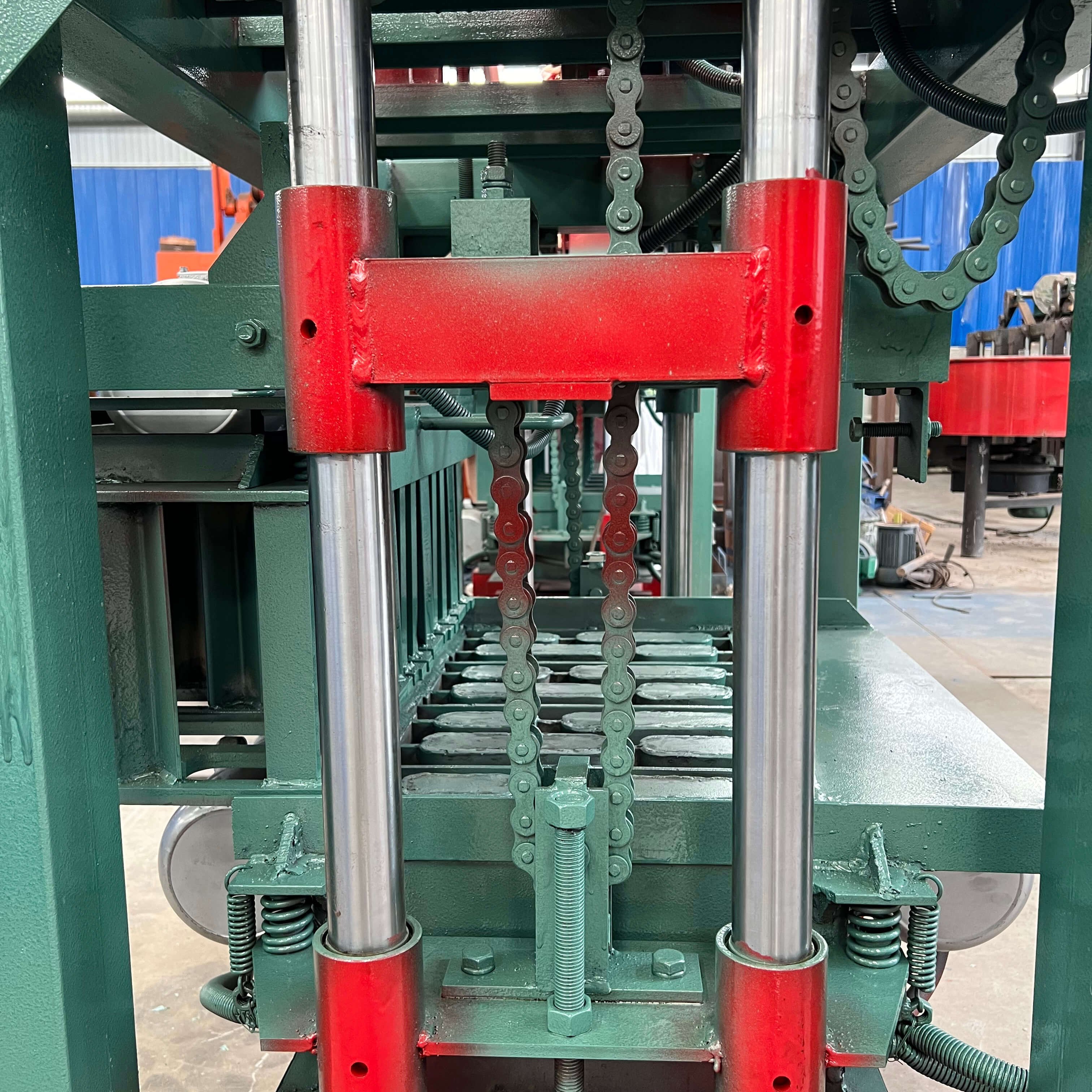 4-35B manual building brick making machinery concrete block machine