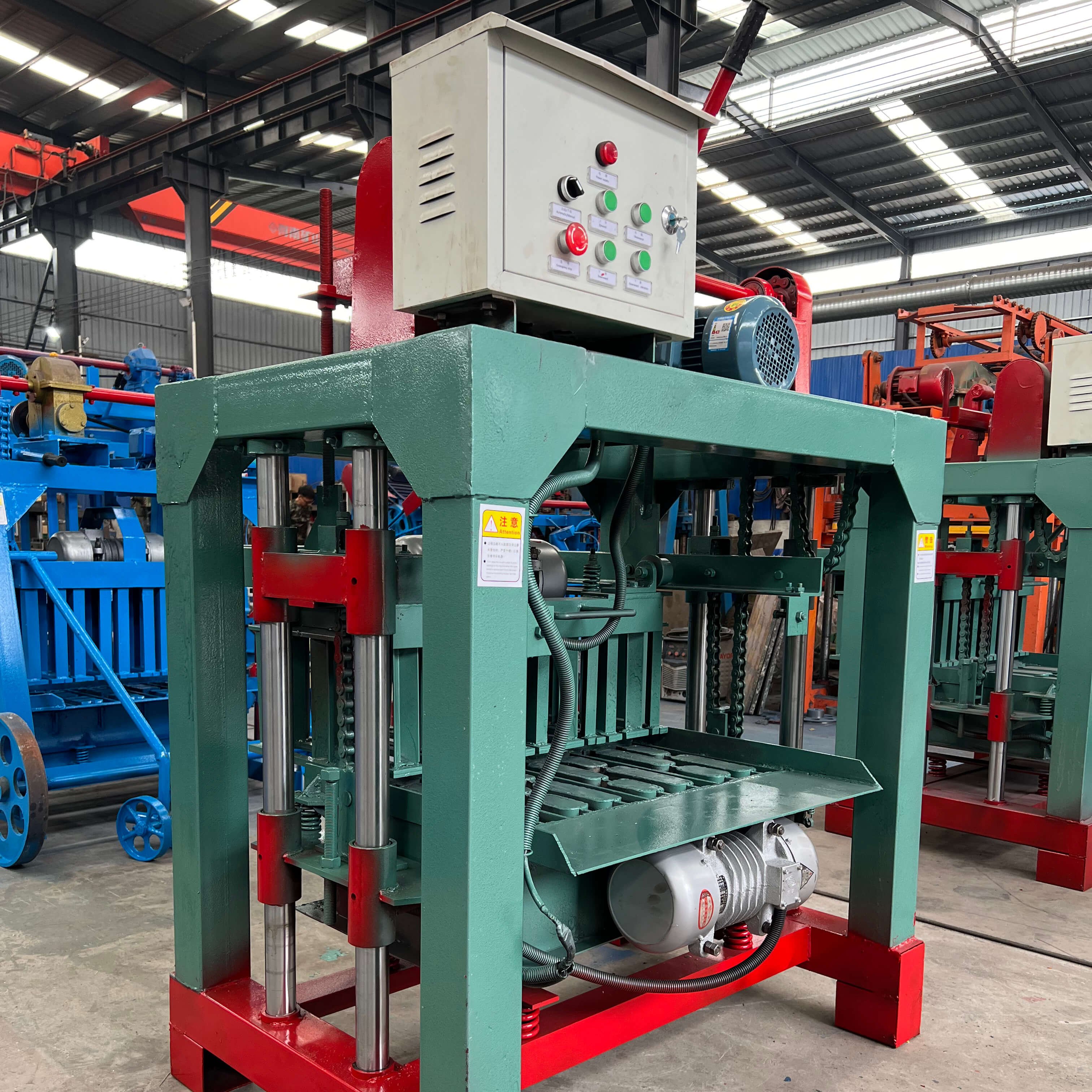 4-35B manual building brick making machinery concrete block machine