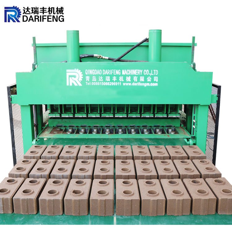 Darifeng Compressed Earth Block Machines clay brick making machine south africa automatic hot sale HBY10-10 earth brick machine