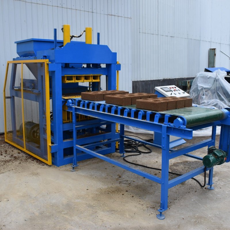 New House Plan Clay Soil Earth Interlocking Brick Making Machine HBY7-10 interlocking brick making machine