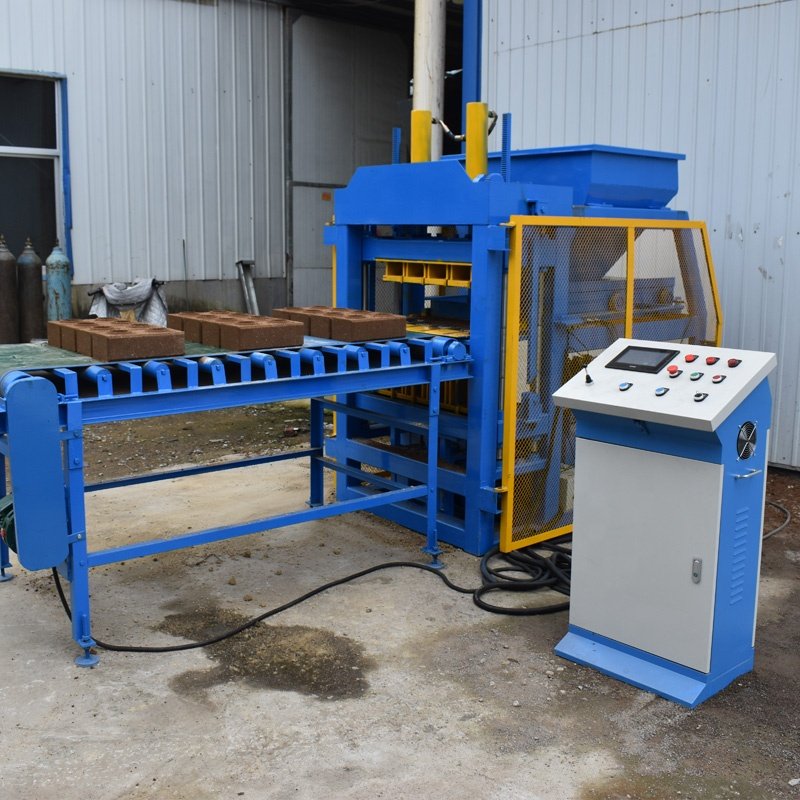 New House Plan Clay Soil Earth Interlocking Brick Making Machine HBY7-10 interlocking brick making machine