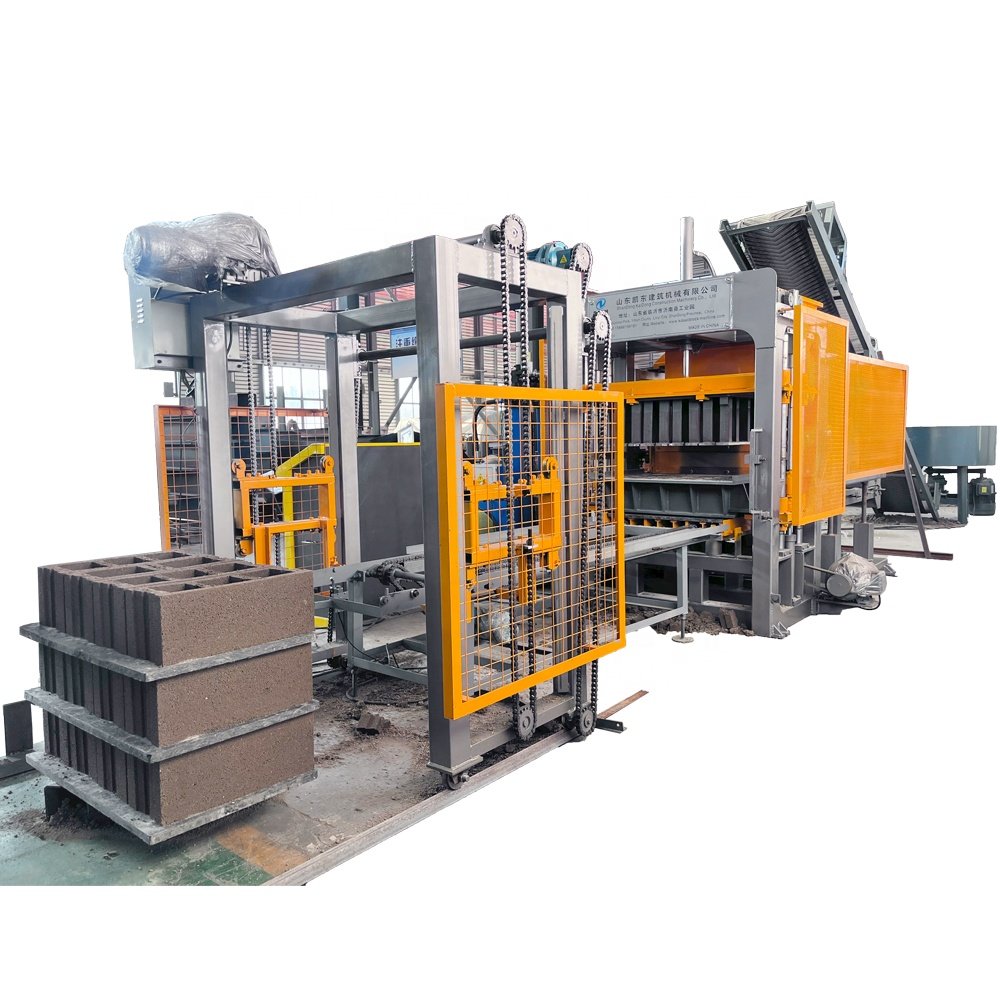 KAIDONG QT4-15E hydraulic concrete cement brick making machines block machine making automatic