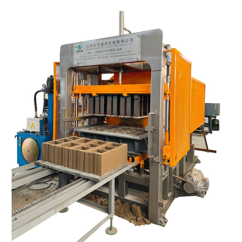 KAIDONG QT4-15E hydraulic concrete cement brick making machines block machine making automatic
