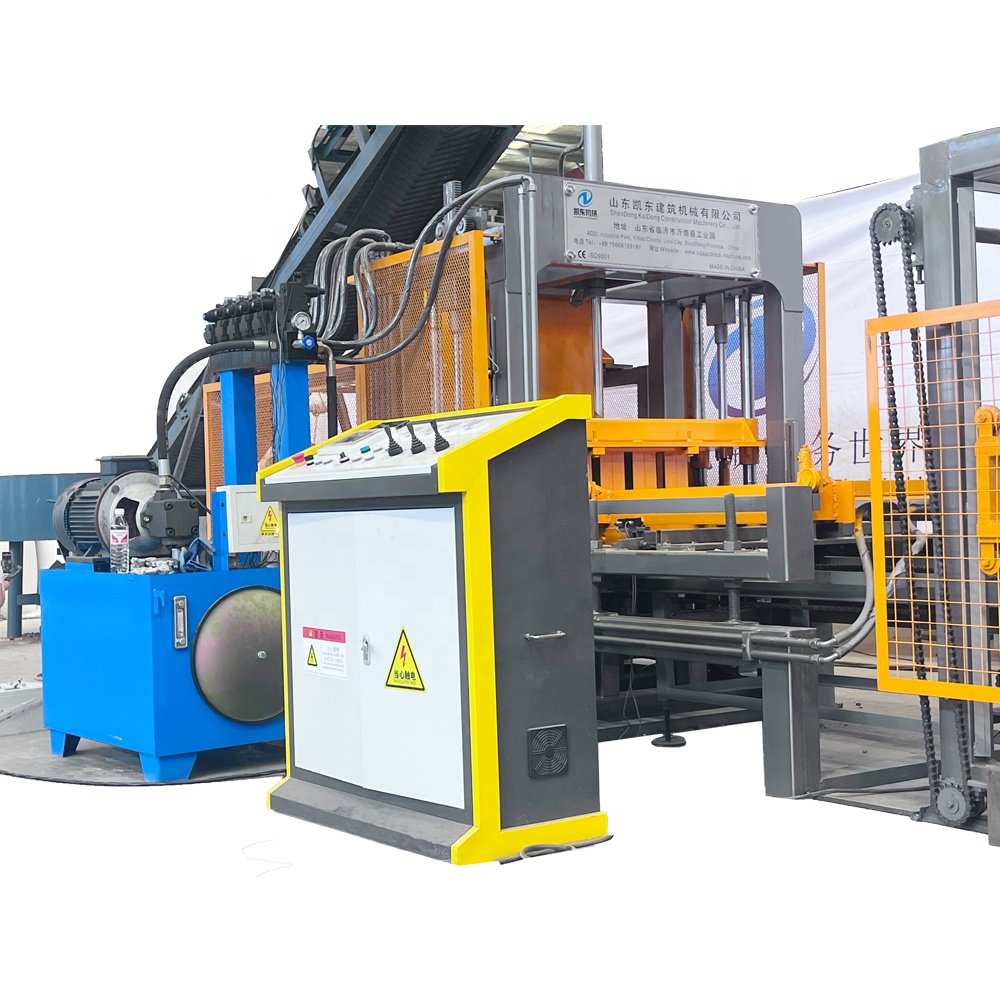 KAIDONG QT4-15E hydraulic concrete cement brick making machines block machine making automatic
