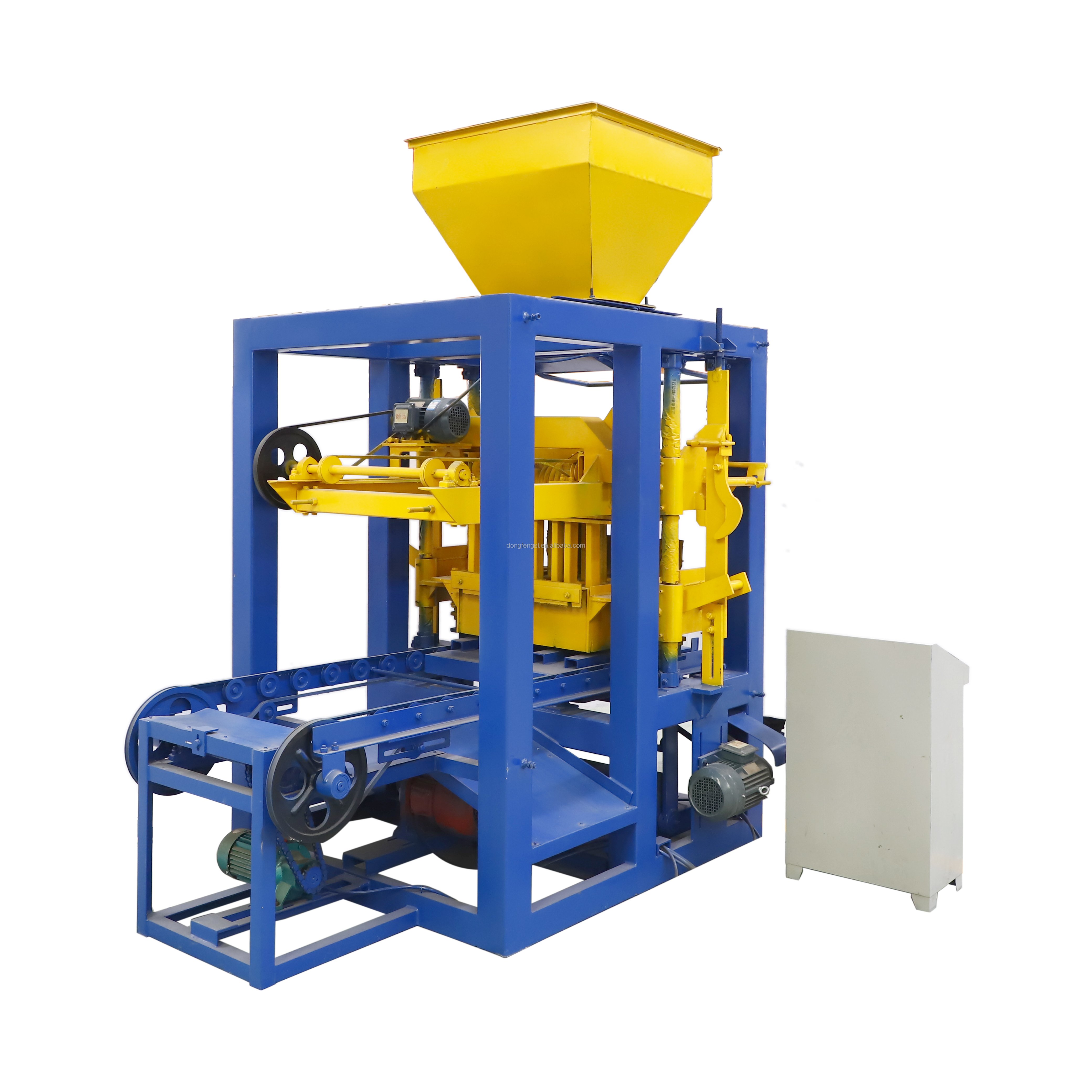 Industries machines of brick machine QT4-24 small scale brick machine