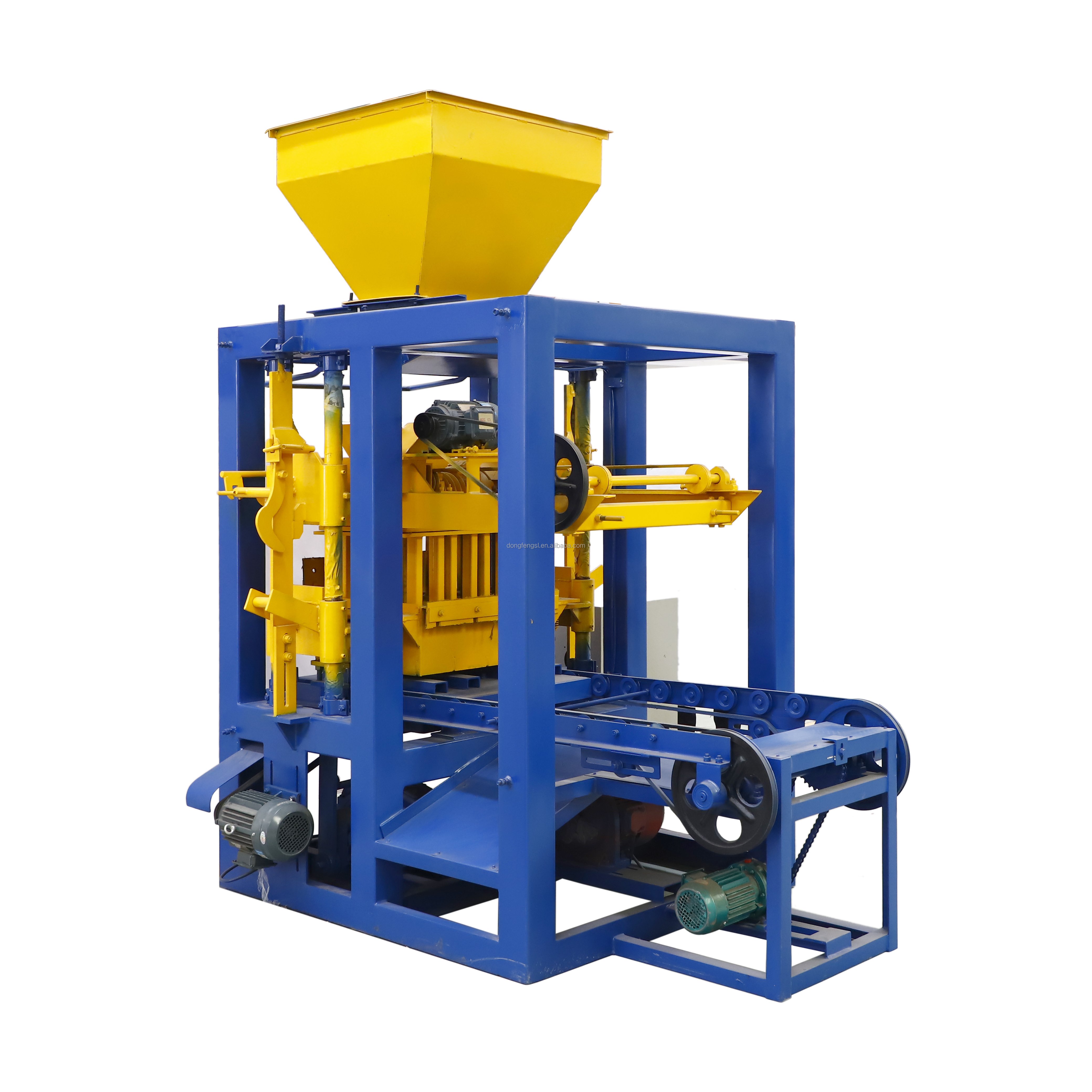Industries machines of brick machine QT4-24 small scale brick machine