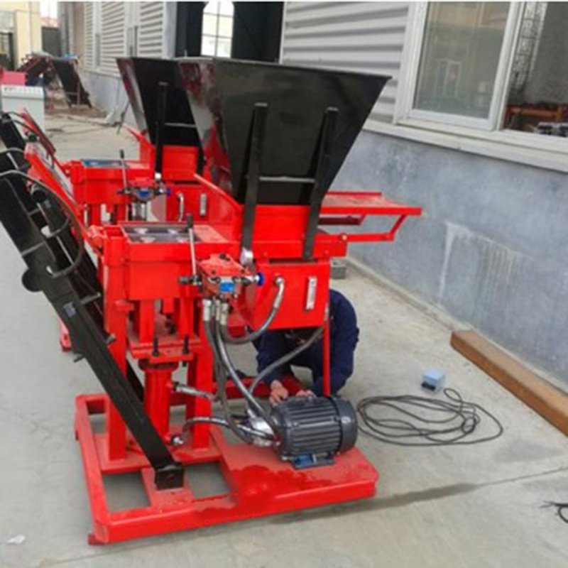 HY2-25 automatic compressed earth brick machine hydraulic kenya soil cement interlocking brick making machine