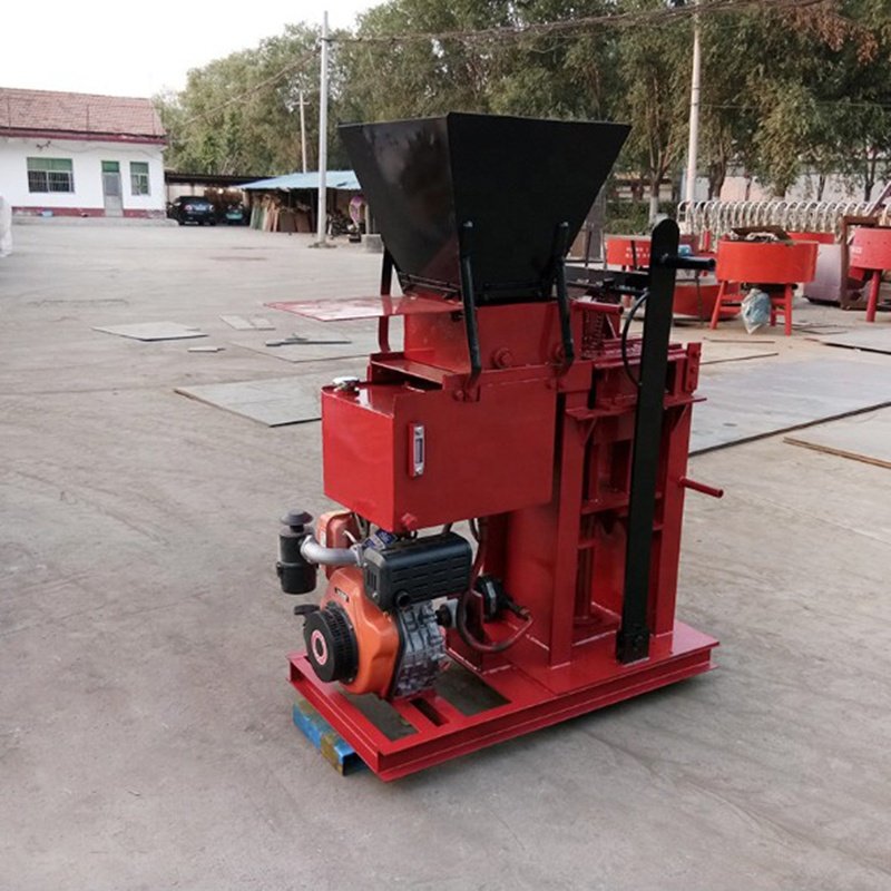 HY2-25 automatic compressed earth brick machine hydraulic kenya soil cement interlocking brick making machine