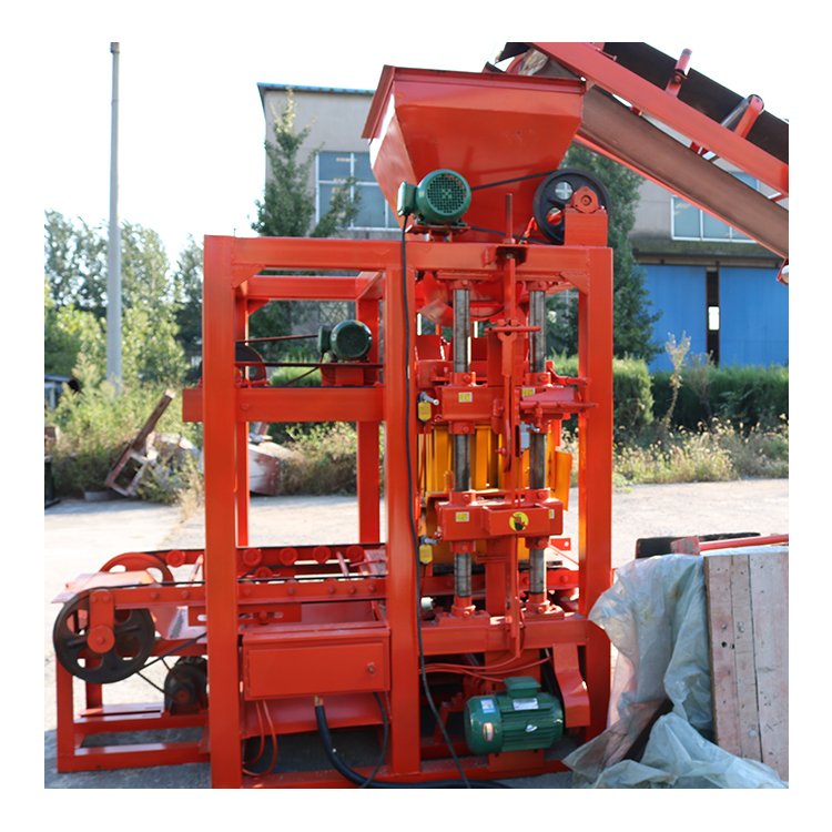 qtj4-26 Interlocking Brick Making Machine with Concrete Manual Efficient for Cement-Based Bricks