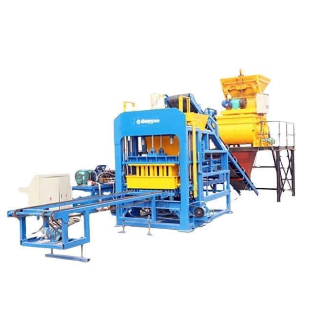 QT8-15 Paver Brick Machine Hollow and Paving Block Making Machine Clay Concrete Brick Maker with Mold Core Components