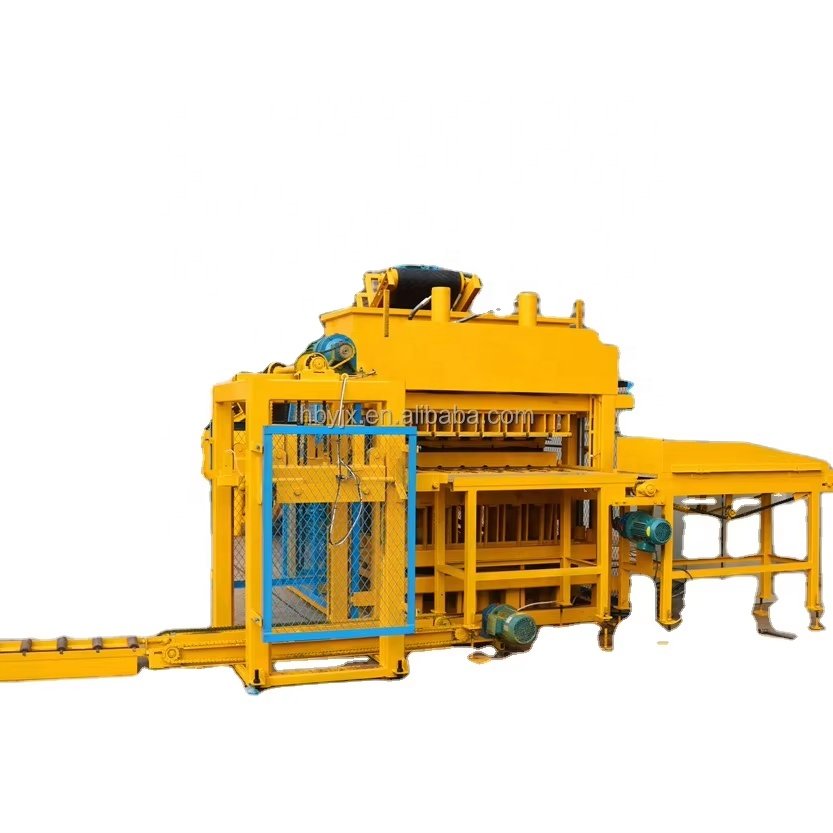 Big discount Stacker Brick Model HBY7-10 logo earth brick machine Hydraulic Automatic clay brick making machine