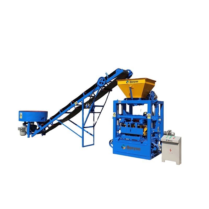 hot sale QT4 - 24 semi automatic cement paving brick making machinery concrete block machine