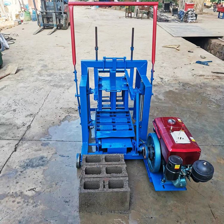 Egg Laying Concrete Mobile Block Moulding Machine Manual Small Brick Making Machine
