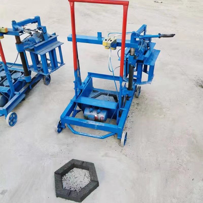 Low Cost Mobile Vibration Cement Hollow Concrete Brick Block Making Machine