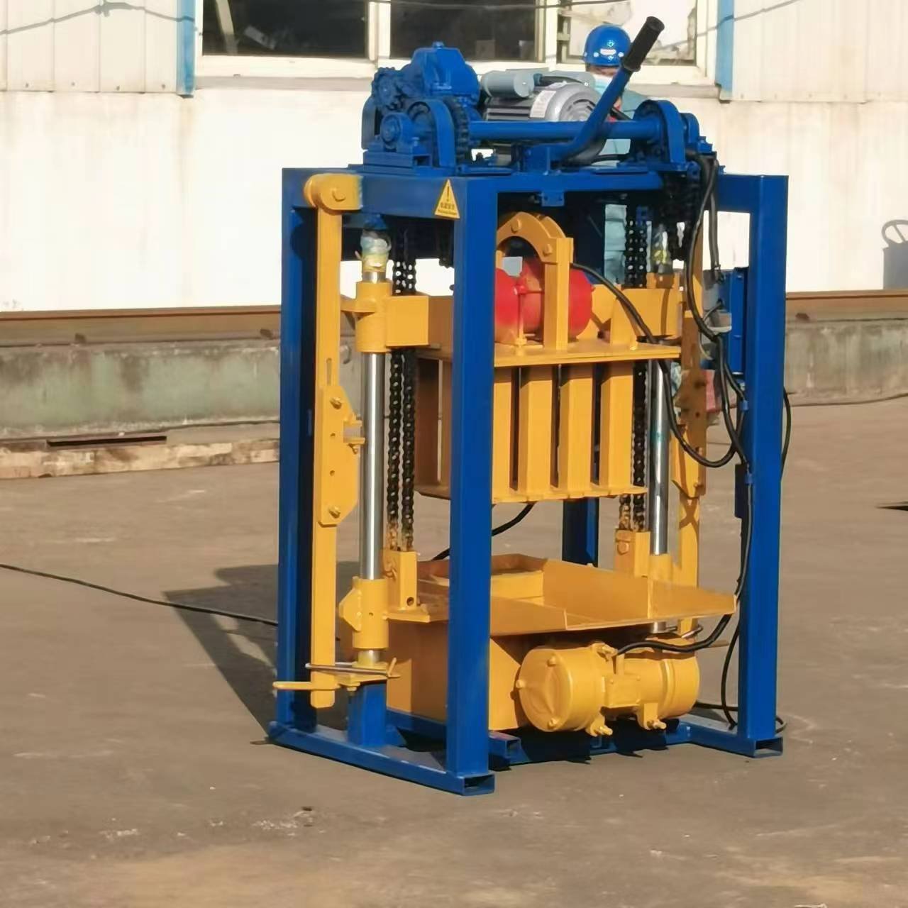 small machinery QMR2-45 concrete brick making machine for hollow block machine
