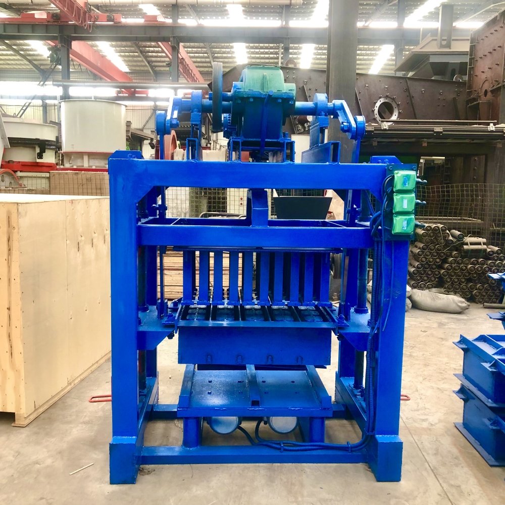 QTJ4-40A Semi-automatic Building construction Concrete Block Maker Cement Concrete Brick Making Machine