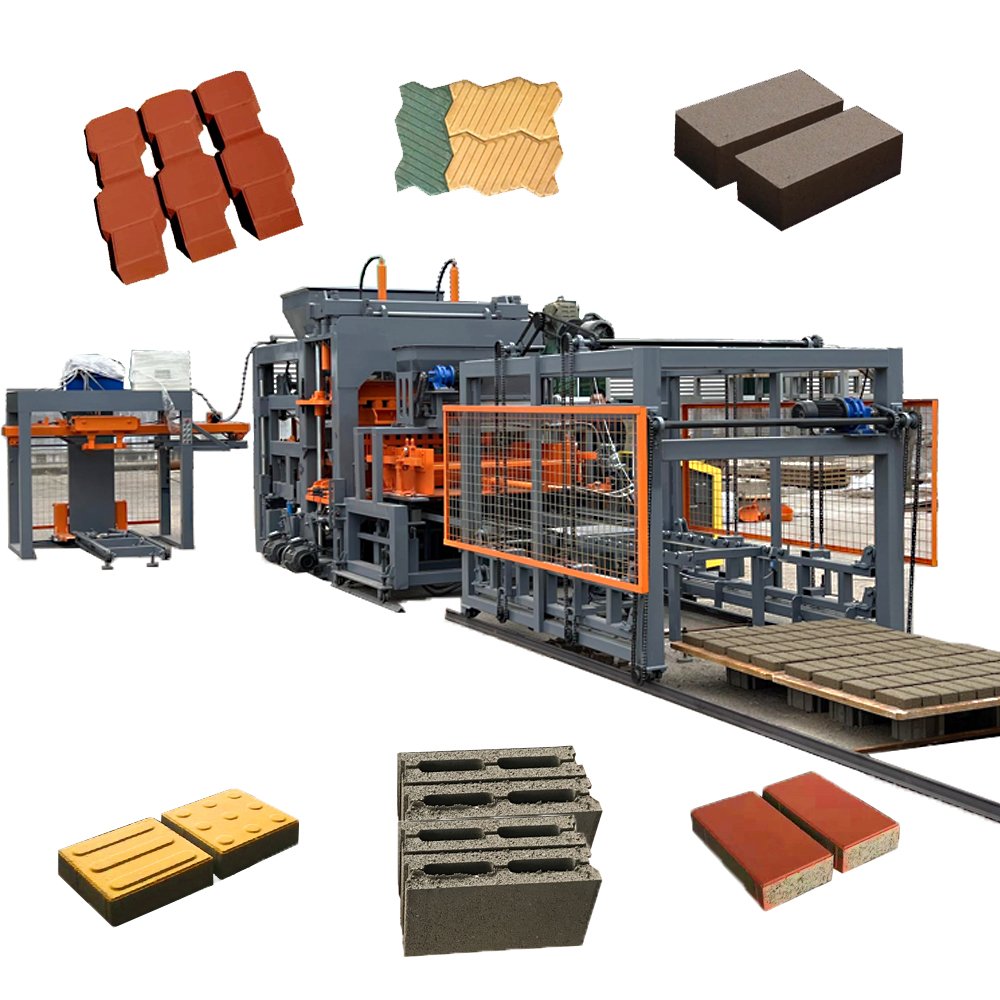 KAIDONG QT12-15 hydraulic interlocking bricks machine construction brick making machinery block machine making automatic