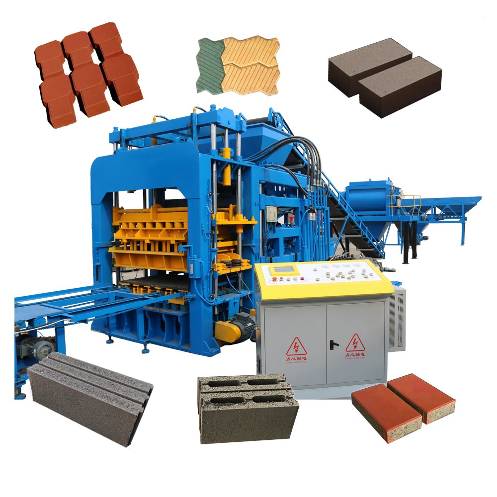 KAIDONG QT12-15 hydraulic interlocking bricks machine construction brick making machinery block machine making automatic