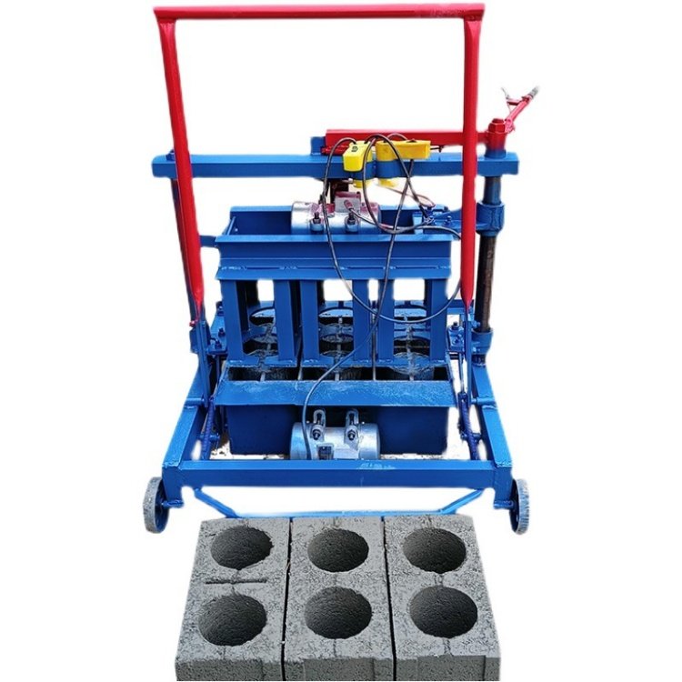 Small manual brick making machine manual low cost cement hollow blocks good quality