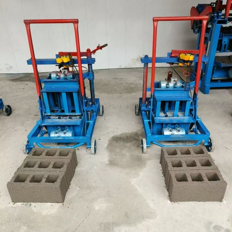 Small manual brick making machine manual low cost cement hollow blocks good quality