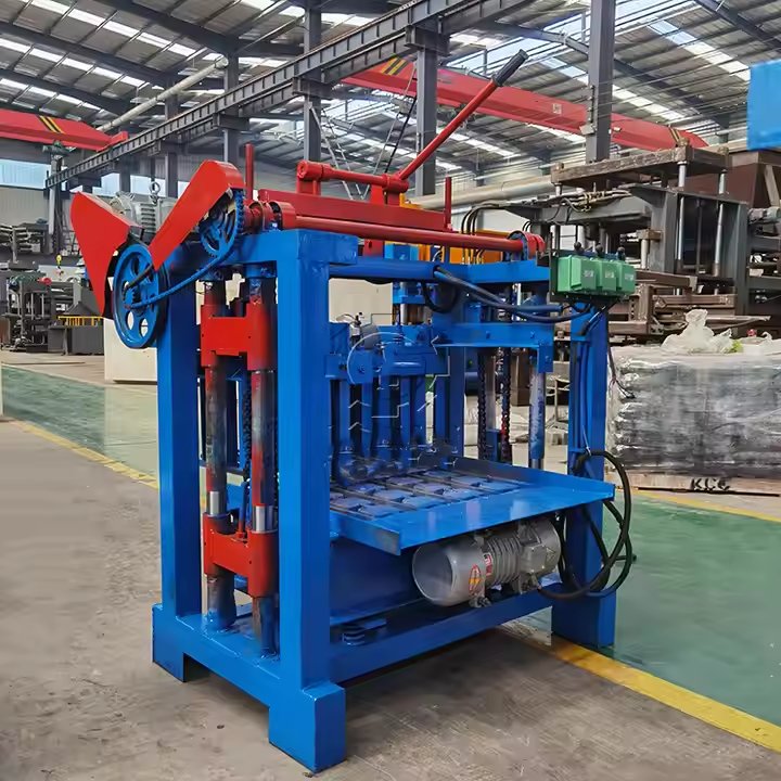 Block Making Machine Semi Automatic Hollow Concrete Cement Brick Make Machinery