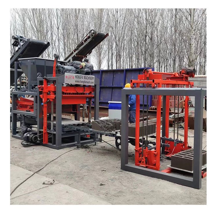 Electric Brick Making Machine QTJ4-25 Building Construction Tools and Equipment