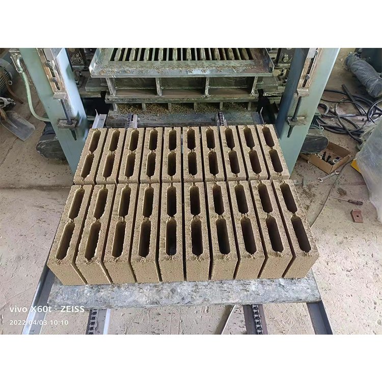 Automatic Hydraulic QT10-15 Concrete Block Making Machinery Hollow Block Core Pump Motor Component Cement Brick Production Raw