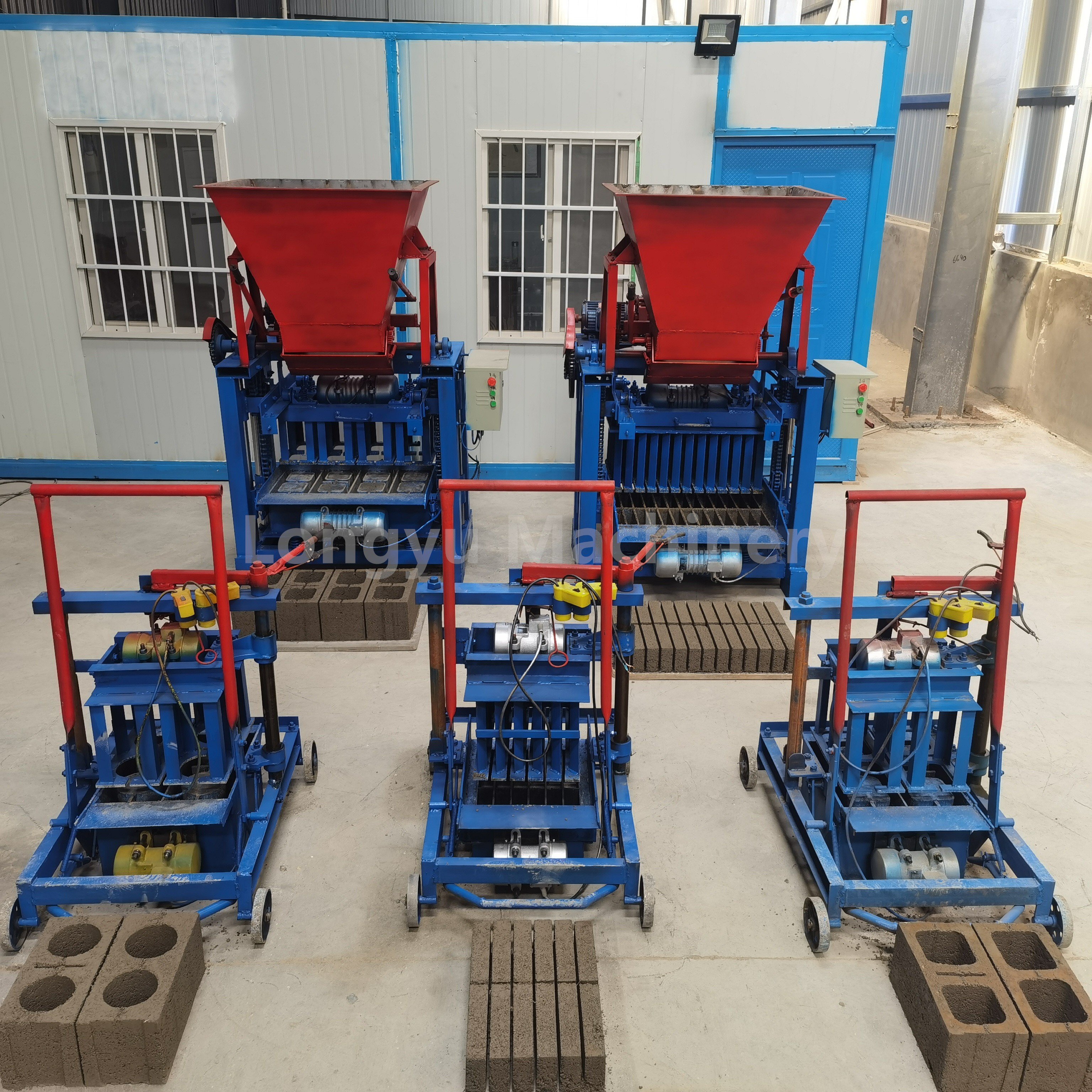 Egg Laying Small Manual Concrete Cement Block Brick Making Machine For Sale