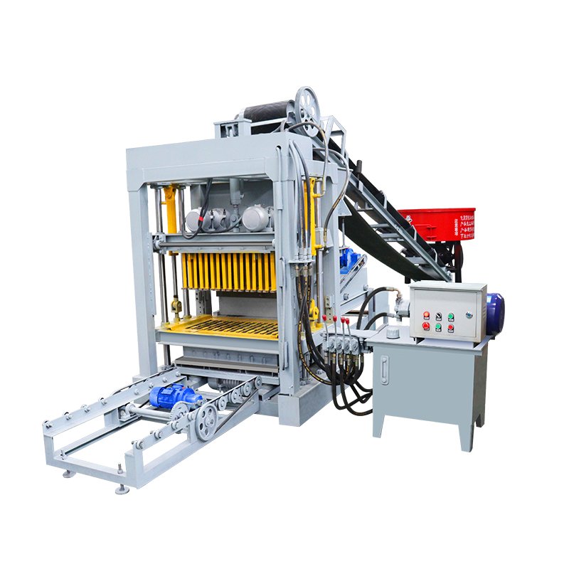 The 4-10 Brick Machine Is An Interlocking Block Making Machine That Uses Compressed Earth Clay Soil Mud By Brick Making Machine