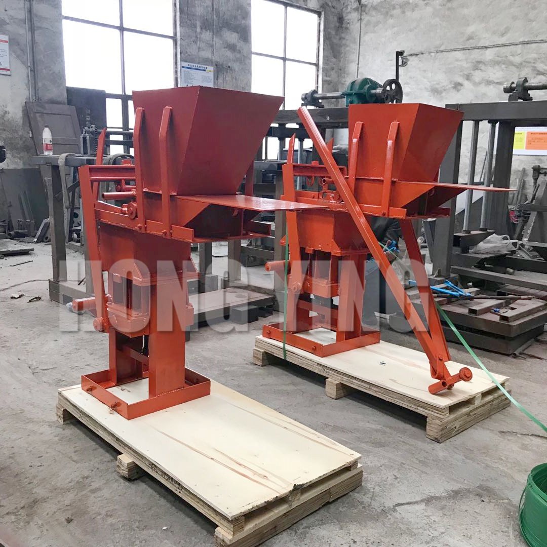 Clay brick making machine in Peru raw earth brick making machine