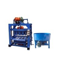 QT4-40 hydraulic vibration automatic block machine concrete hollow block bricks making machine