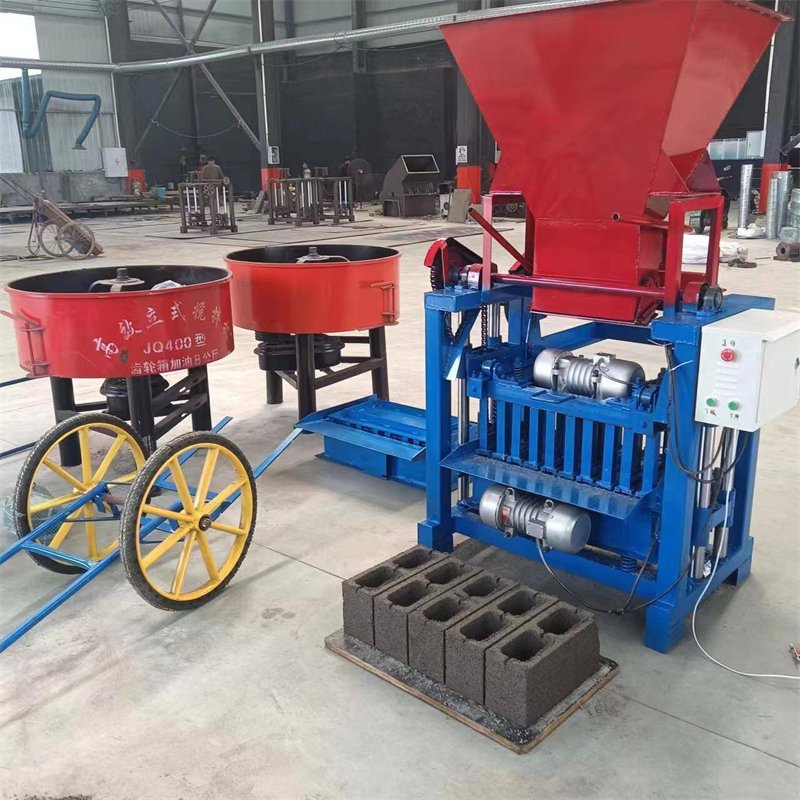 Manual Small Diesel Vibrating Soil Hollow Cement Laying Block Concrete Brick Making Machine Price