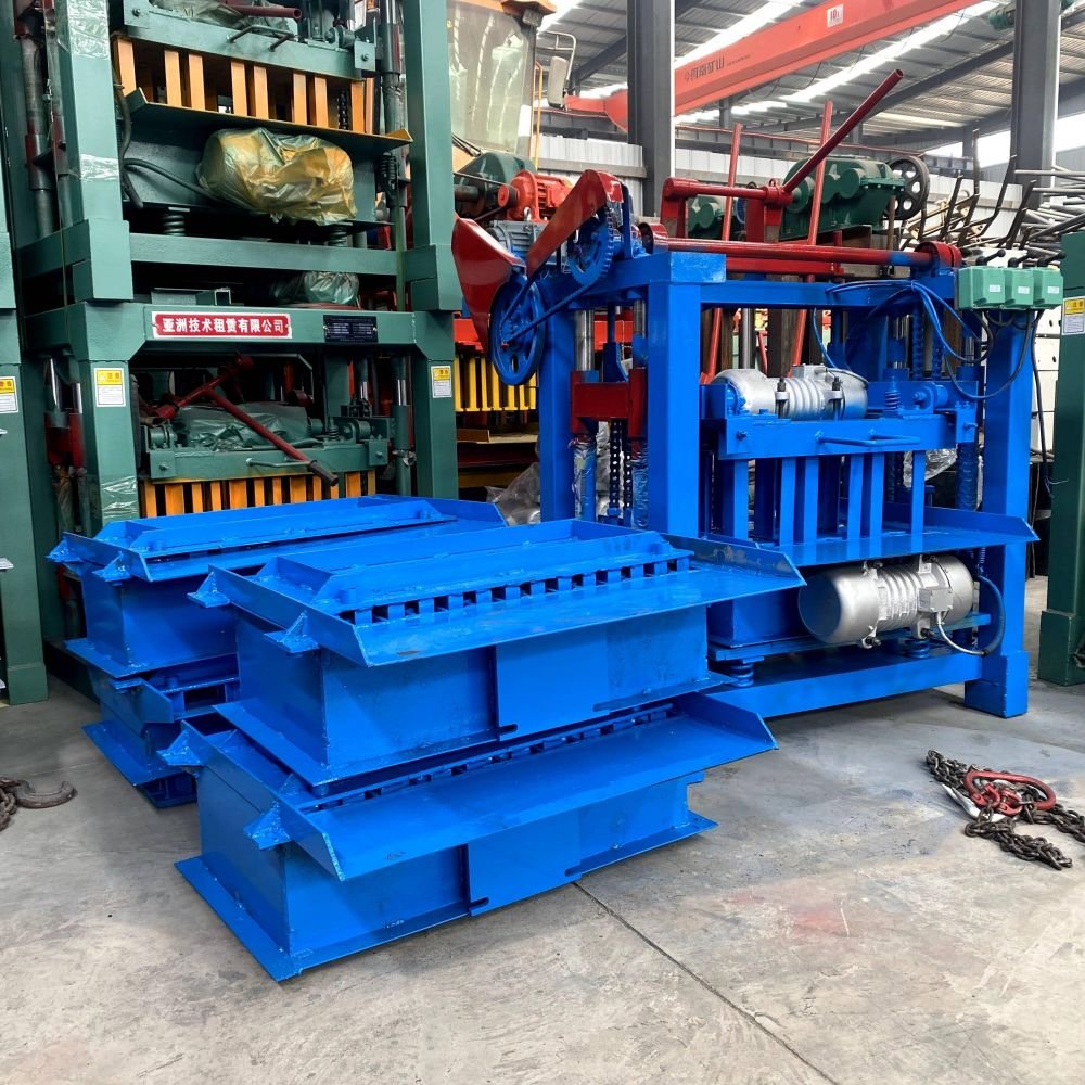 QTWJ4-35A red mud machine for make bricks interlocking concrete brick making machine manual brick making machine south africa