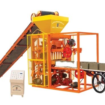 SHENGYA QTJ4-26 brick machine making automatic cement for automatic brick making machine