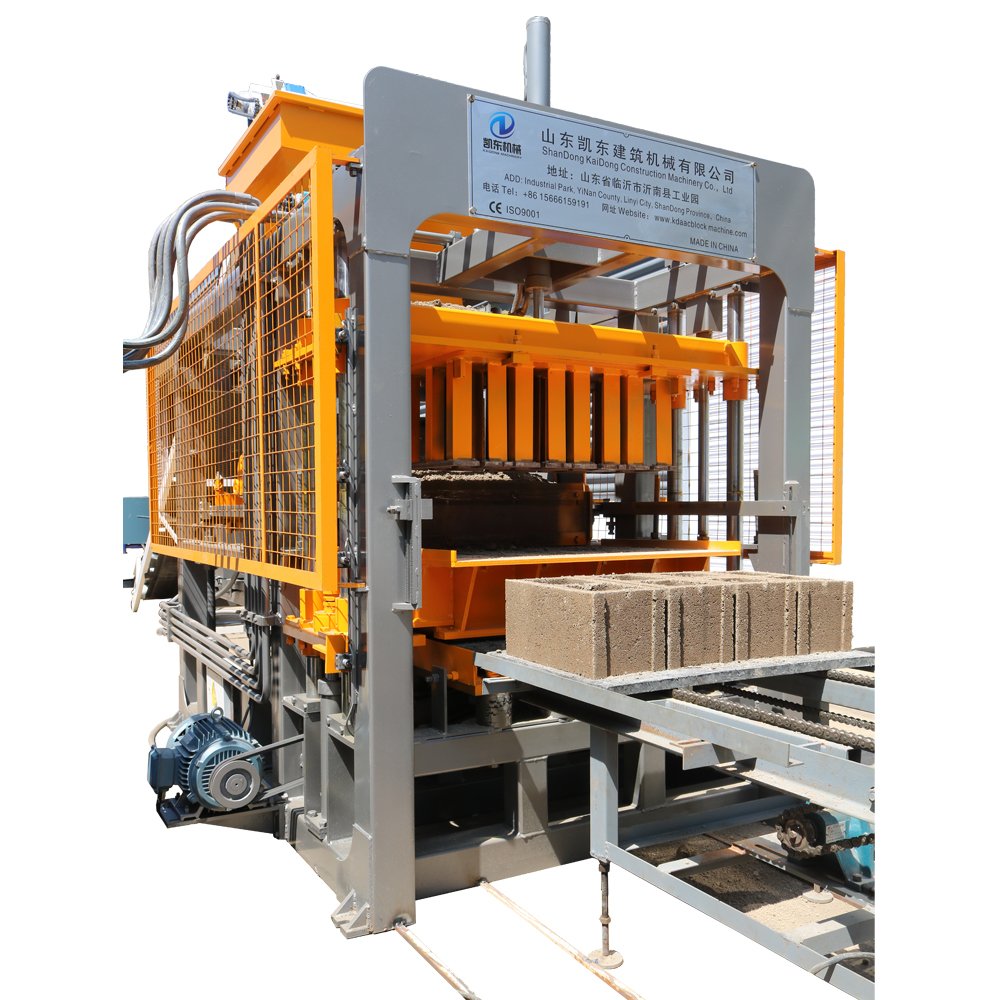 KAIDONG QT4-15B hydraulic automatic concrete hollow block making machine brick production equipment brick making machinery
