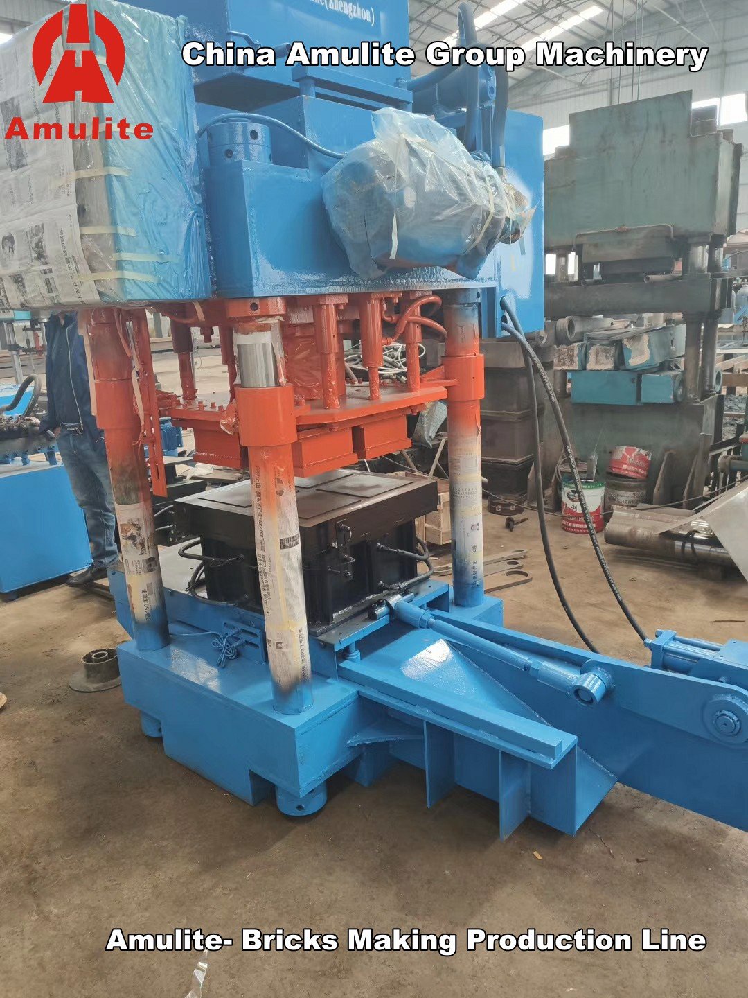 Semi Automatic Clay Brick Making Machine From China