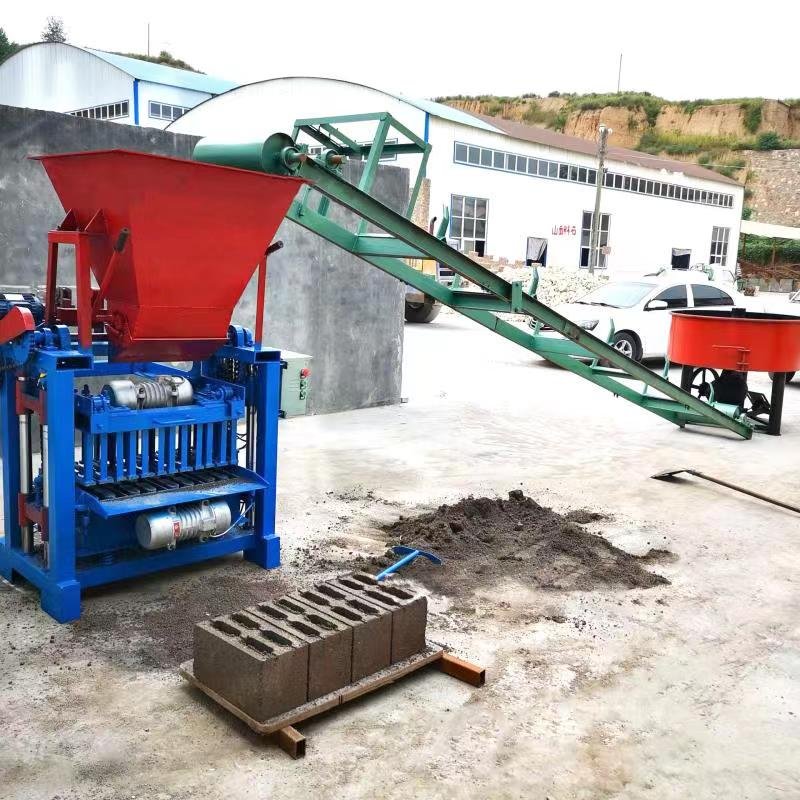 Block Making Machine Semi Automatic Hollow Hallow Concrete Cement Mini Brick Making Machine