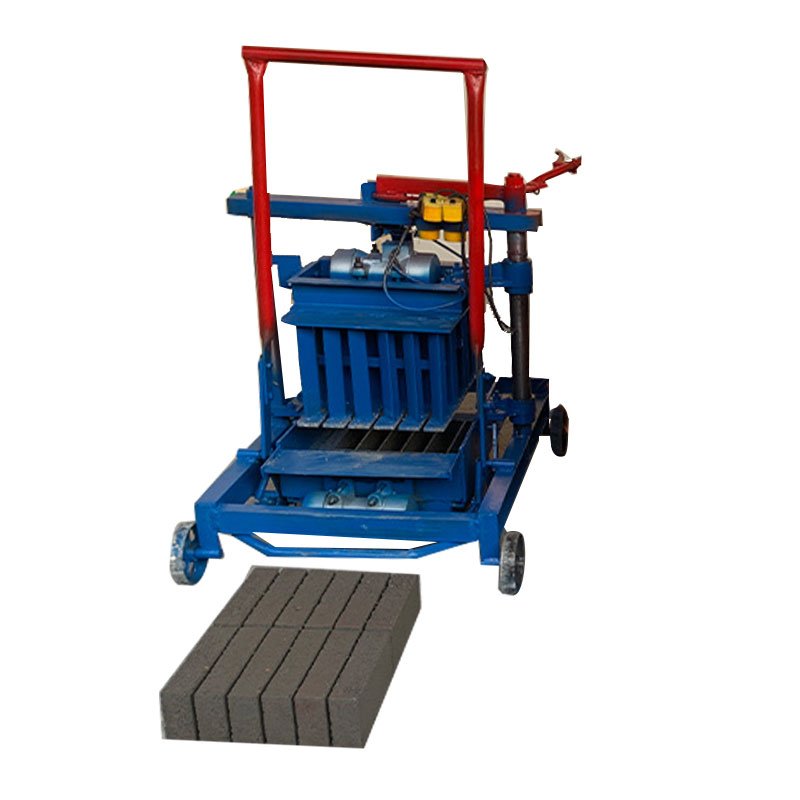High efficiency manual hollow concrete brick laying machine mobile clay brick making machine, grinding tools