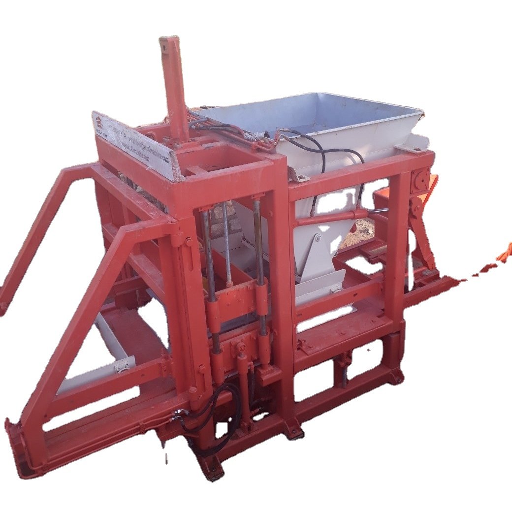 52 kW, semi automatic, hydraulic power concrete block making machine