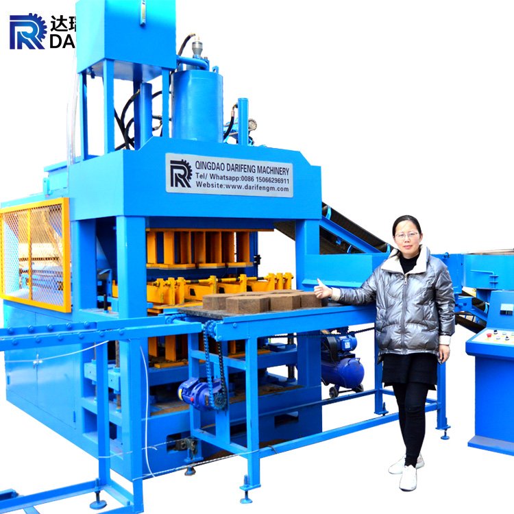 Newest technology brick wall building machine fully automatic mud bricks making machine price DF10-10S solid clay block machine